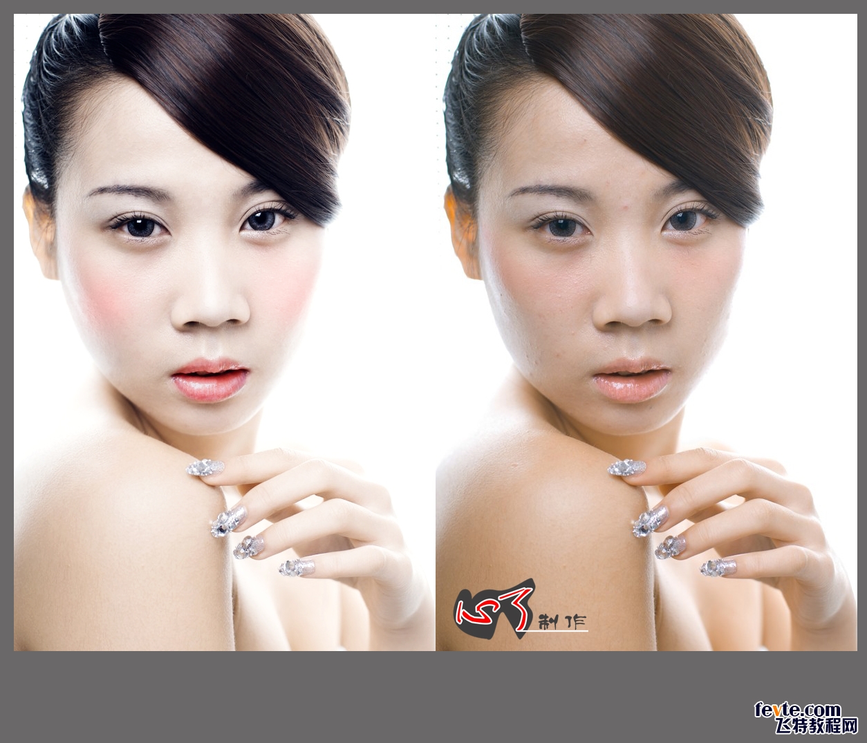 PS打造化妆品广告肌肤广告效果照片1