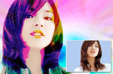 PhotoShop滤镜为照片添加炫彩光影效果1