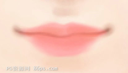 PS转手绘教程：水嫩嘴巴的简易画法教程3
