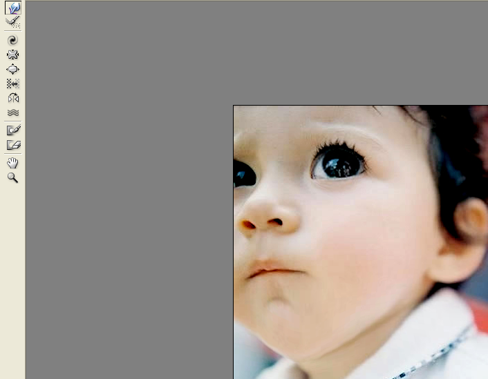 PhotoShop把普通娃娃处理成精灵宝贝教程5