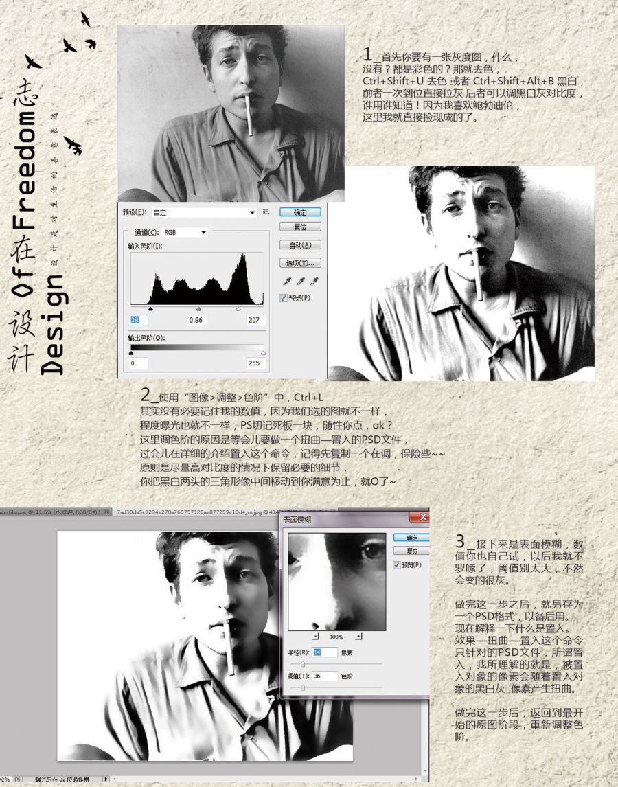 PhotoShop CS5打造半调网纹风格图像制作教程2