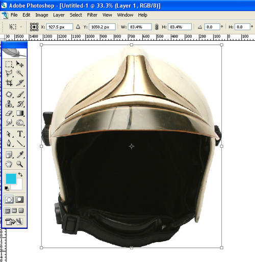 PS设计一幅戴着宇航头盔怀旧插画2