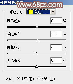 PS打造唯美秋季金黄树林美女图16