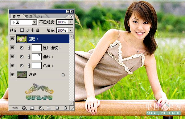 photoshop让灰度照片快速复原的技巧9