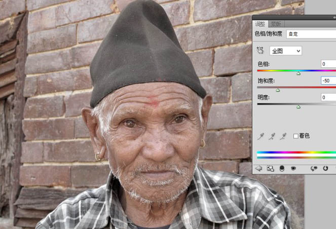 PS利用调色及锐化工具制作HDR人像图片4