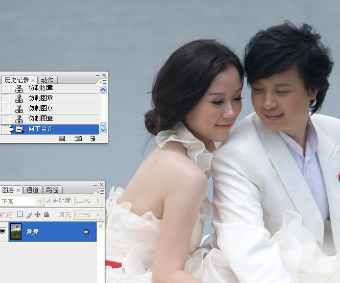 PhotoShop调出唯美温馨的婚纱照片后期调色教程6