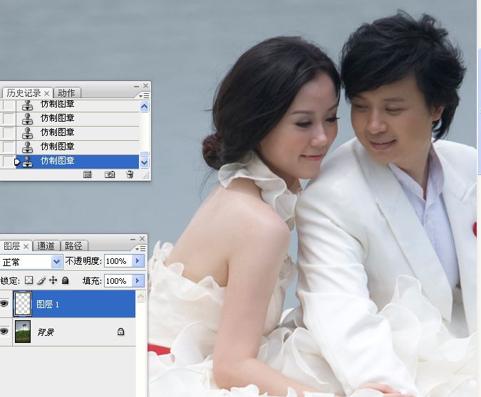 PhotoShop调出唯美温馨的婚纱照片后期调色教程5