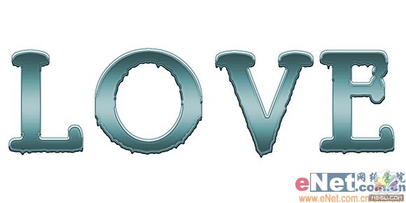 Photoshop打造熔化了的“LOVE”字符特效1