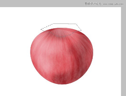 Photoshop绘制逼真可口的红苹果教程24