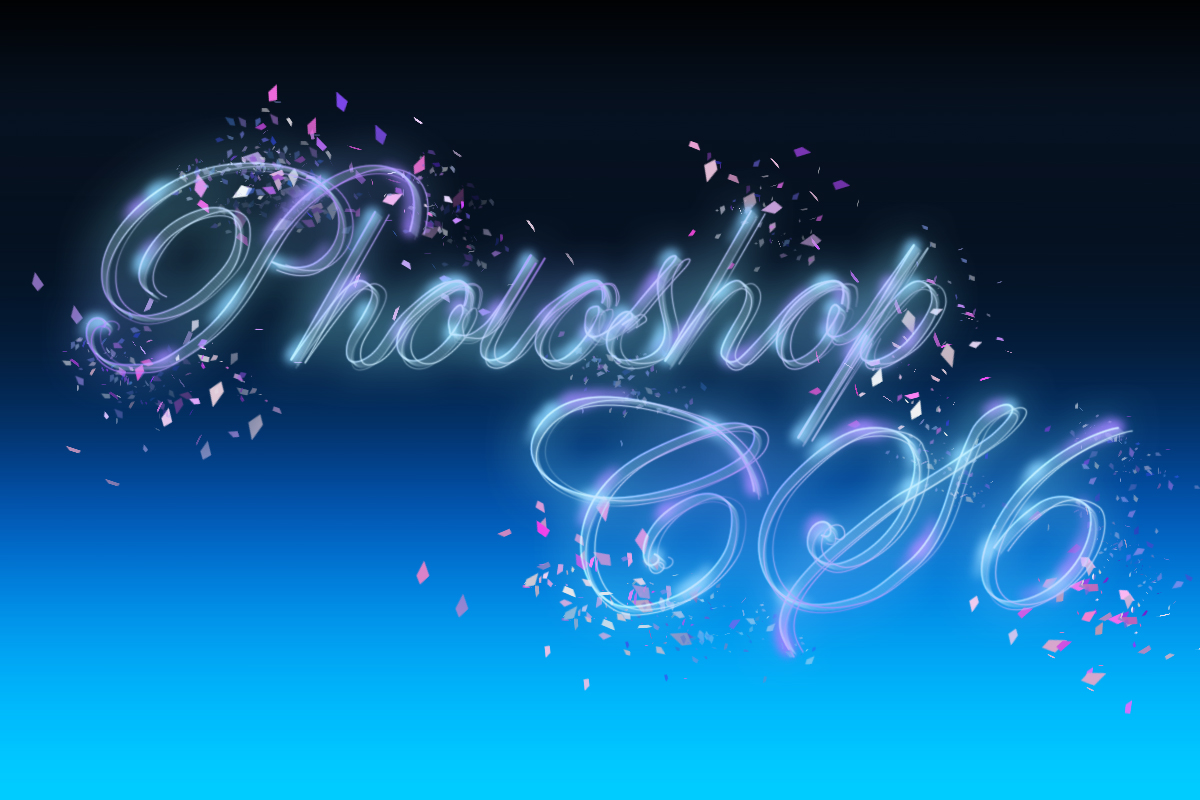 PhotoShop CS6制作梦幻高光流线花体艺术字效教程1