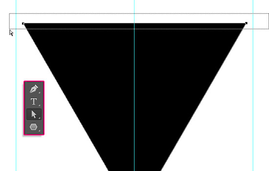Photoshop设计一个简单的三角旗横幅4
