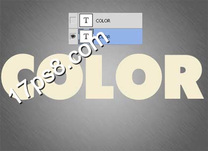 Photoshop制作简单的彩色布纹字教程5