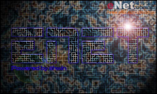 PS制作电路板文字效果1