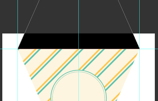 Photoshop设计一个简单的三角旗横幅15