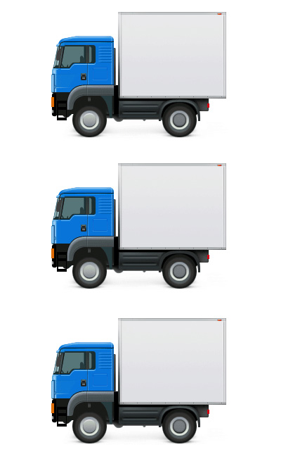 photoshop制作小货车图标教程5