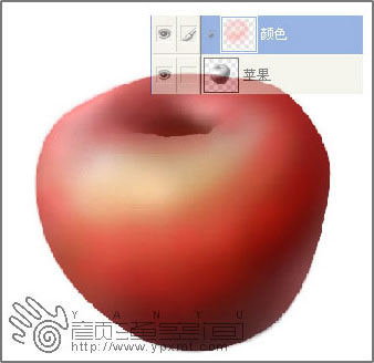 Photoshop鼠绘苹果7