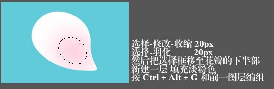 Photoshop绘制一朵清新的粉色梅花教程3