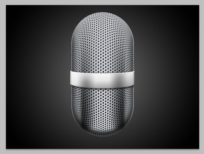 PhotoShop绘制逼真录音室麦克风详细教程（二）1