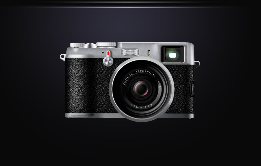 Photoshop详细绘制逼真的富士康相机1