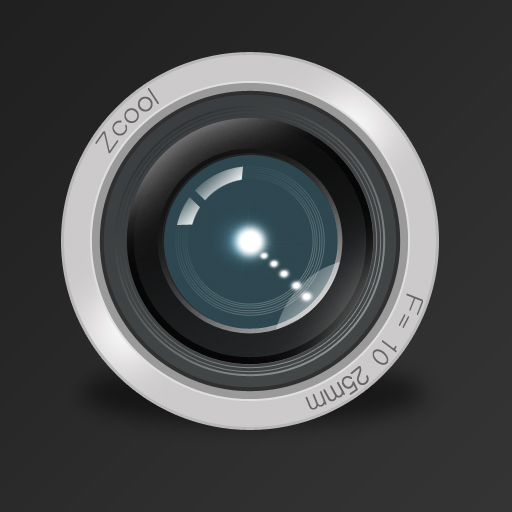 用PhotoShop绘制逼真质感相机镜头图标教程2