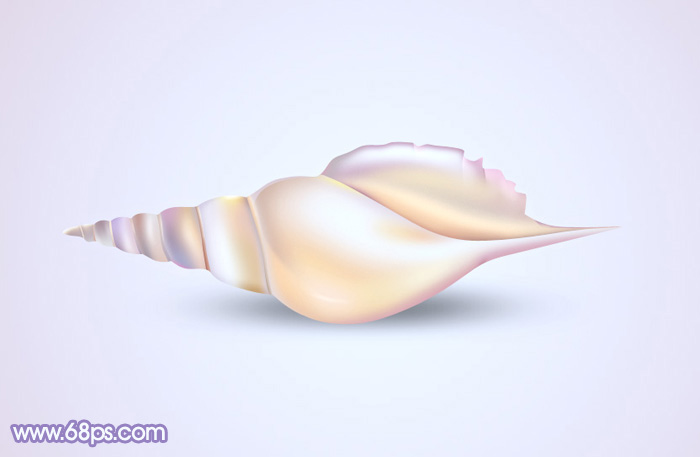 Photoshop绘制一个漂亮小海螺教程1