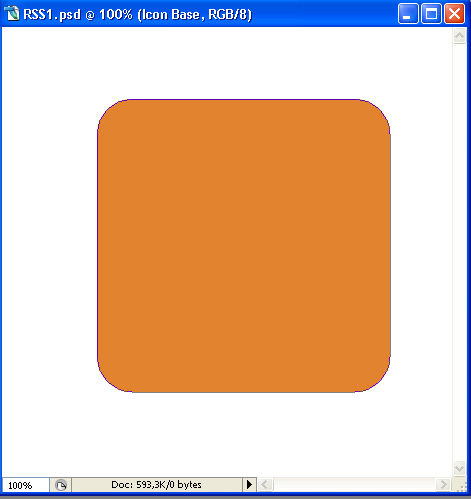 PS制作立体3D橙色玻璃RSS Icon图标设计教程2