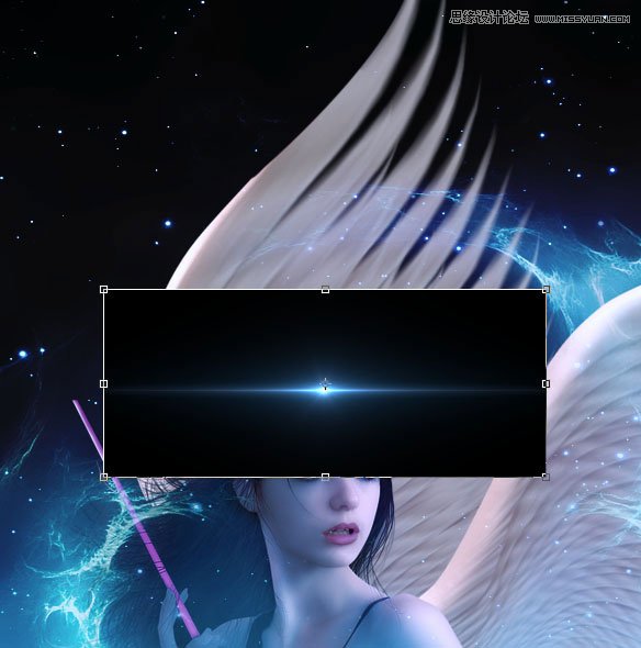 Photoshop合成梦幻绚丽的天使翅膀95