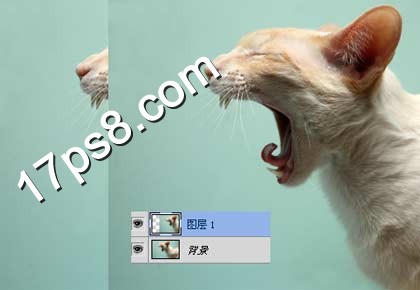 PhotoShop合成嘴里喷火焰的猫咪特效教程3