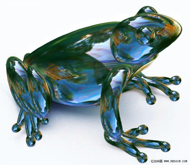 PS如何合成剔透的玻璃青蛙1