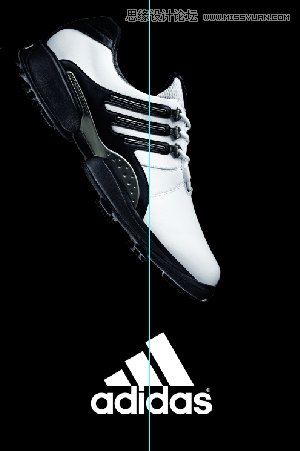 Photoshop合成喷溅效果的阿迪达斯球鞋海报17