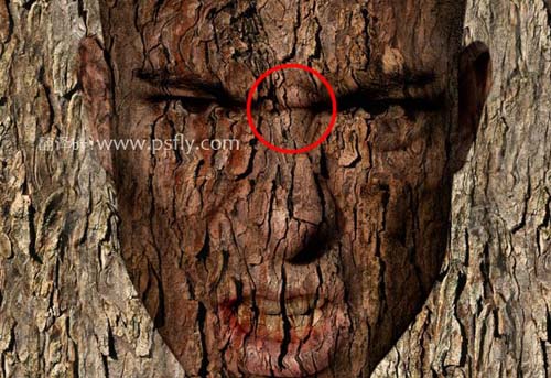 Photoshop合成科幻片中的树人魔怪9