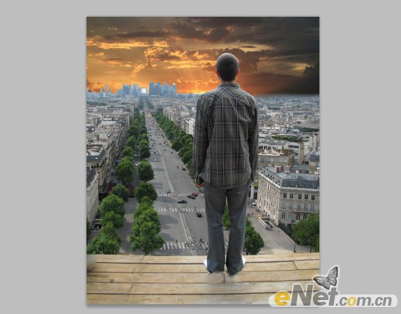 PhotoShop合成渲染城市日落景象效果教程3