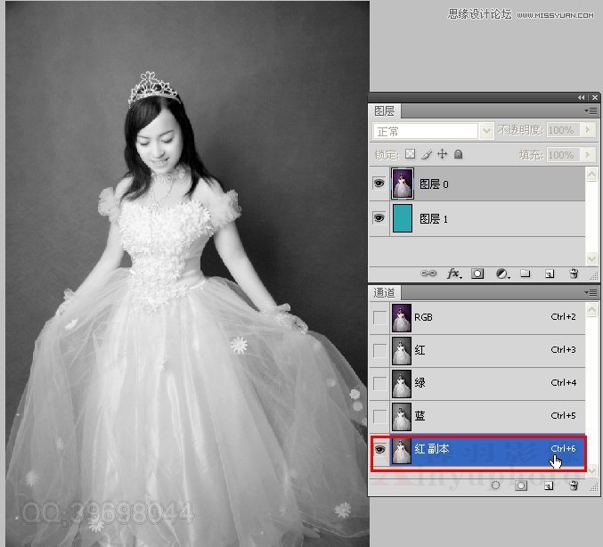 Photoshop给婚纱照片合成梦幻的蝴蝶仙子效果6