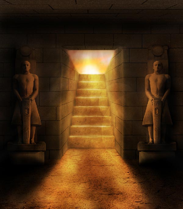 PS合成古老神秘的埃及古墓1