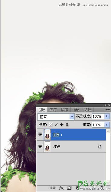 Photoshop合成非主流插画美女形象5
