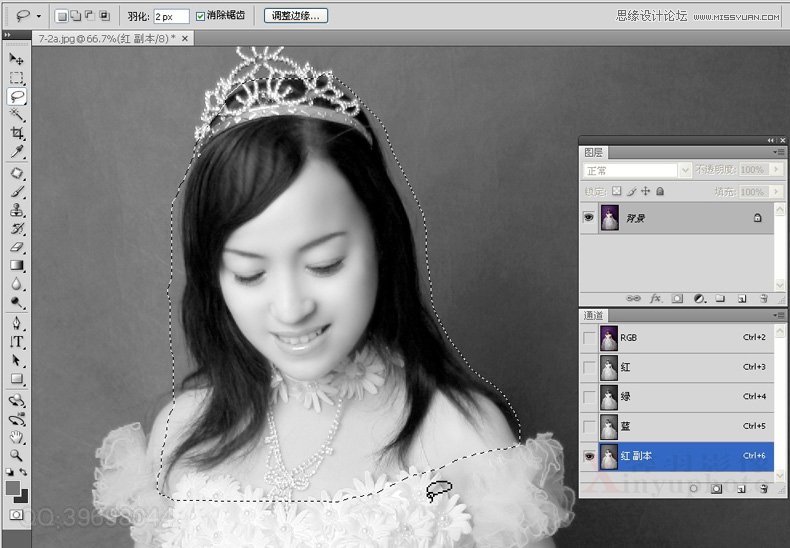 Photoshop给婚纱照片合成梦幻的蝴蝶仙子效果7