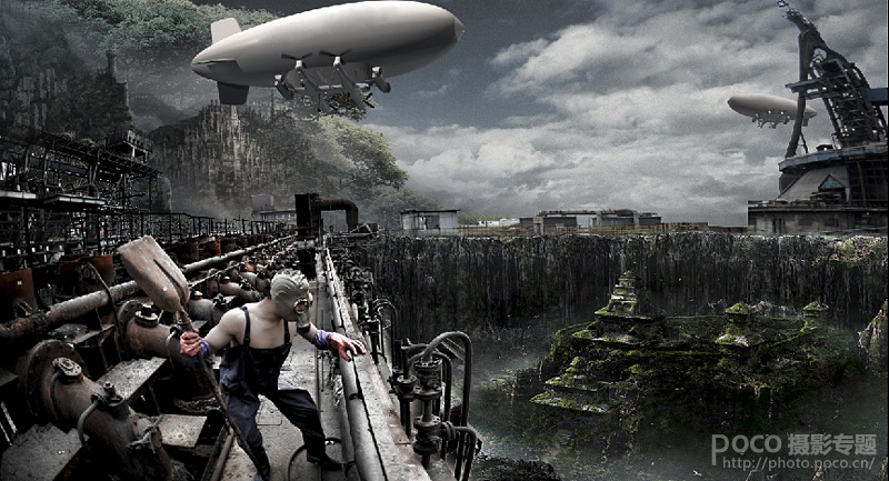 Photoshop合成末日科幻世界场景图8