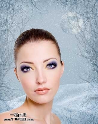 PhotoShop合成绝美的冷艳雪美人教程3