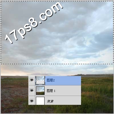 PhotoShop合成落在草原的雨伞凄凉场景效果教程3