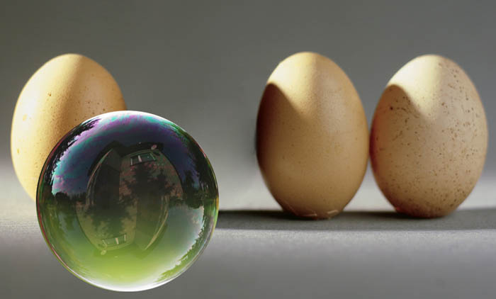 Photoshop合成逼真的透明鸡蛋9