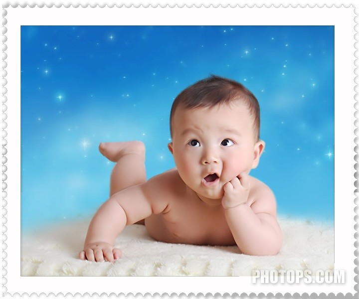 PhotoShop简单给宝宝换个甜梦背景1
