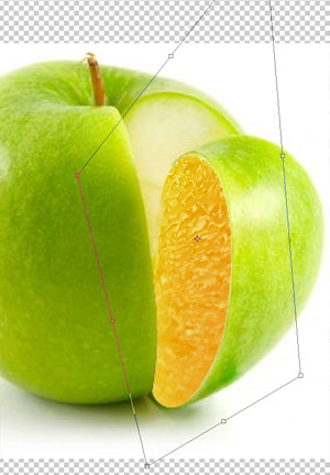 PS合成打造苹果变成桔子的效果教程7