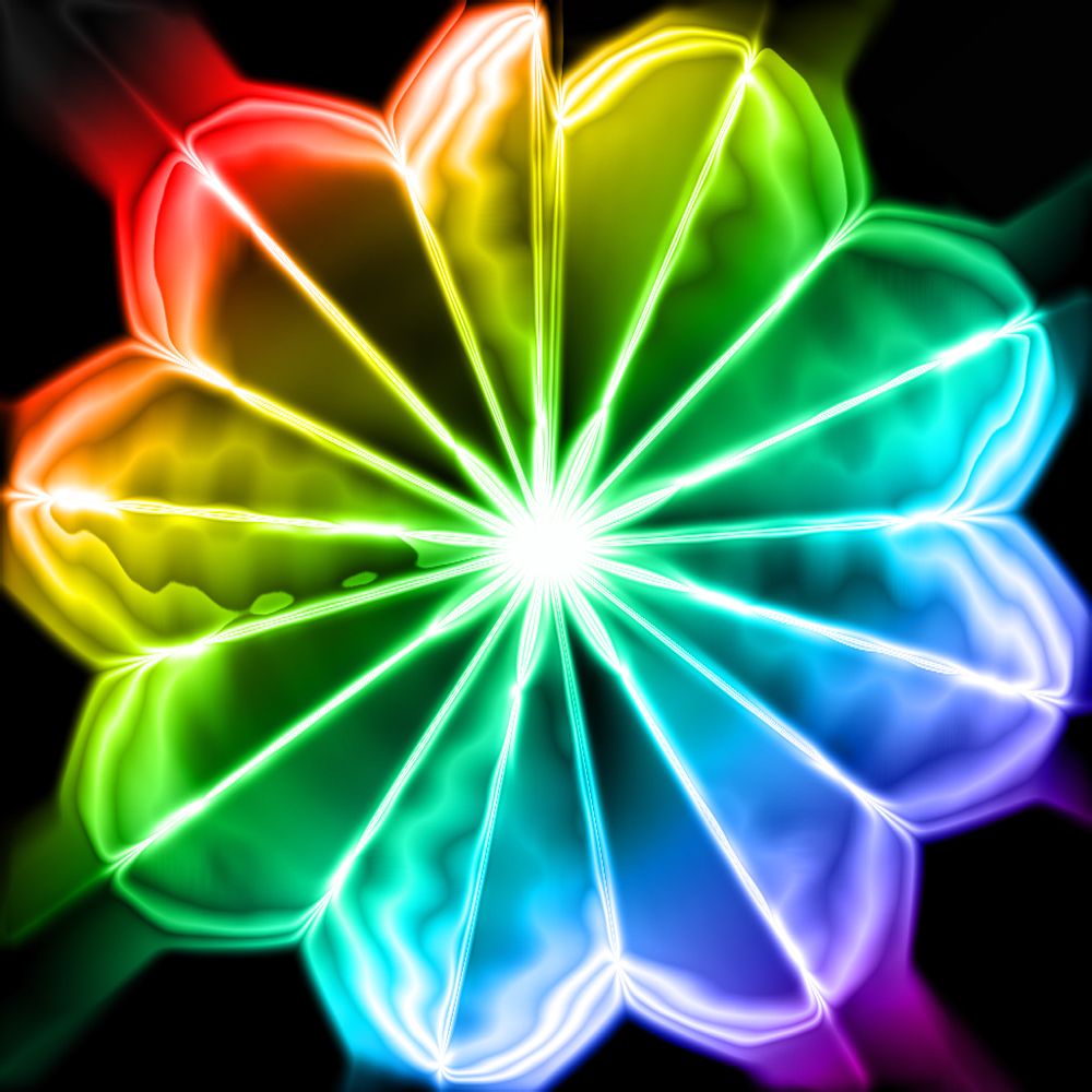 PhotoShop用滤镜制作一朵抽象的花朵特效教程1