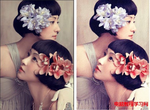 photoshop油画滤镜使用和案例教程: 人物照片转为仿油画效果3