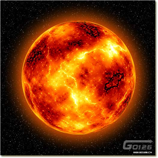 PS巧用滤镜打造炙热的太阳1