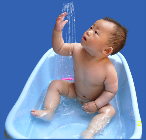 抠透明的流水和宝宝视频教程2
