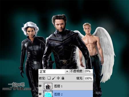 PhotoShop轻松设计炫酷的X战警电影海报教程4