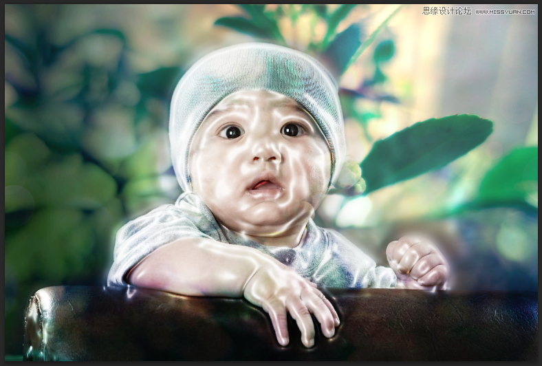 Photoshop制作个性质感的塑料宝宝20