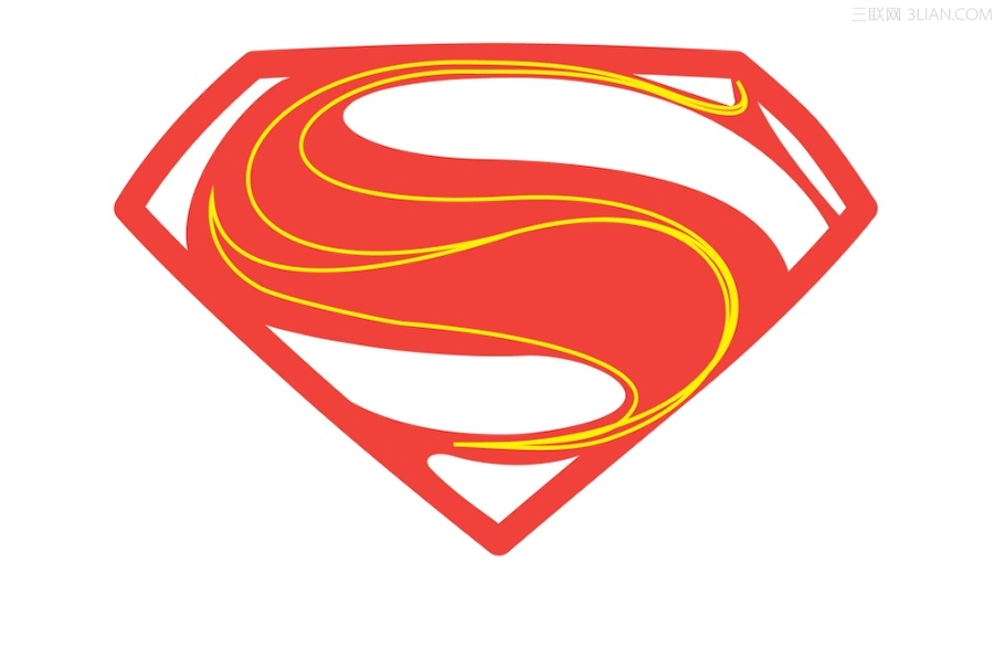 超人标志图标PS设计教程4