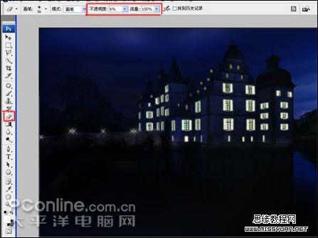 Photoshop CS3制作夜景效果照片10